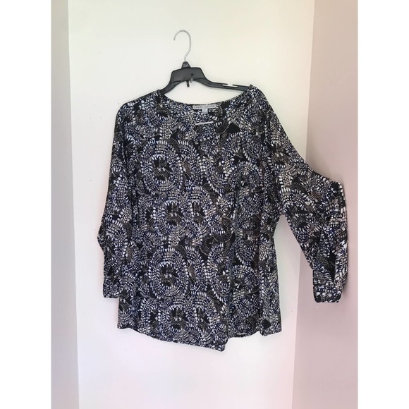 Larry Levine 2x Blouse - Picture 2 of 5